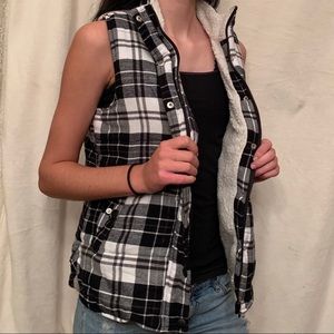 Plaid Vest